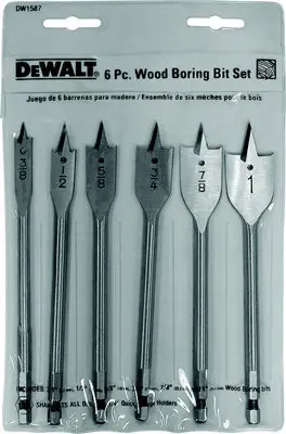 DeWALT DW1576Y 5/8 Flat Boring Bit