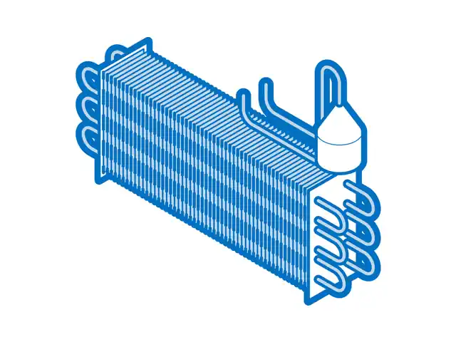 Midea 15820300002789 Evaporator Assembly