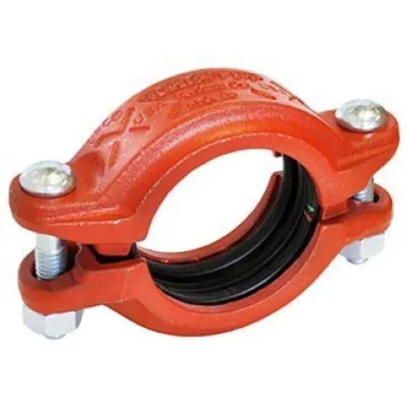 Gruvlok GVLF-74-400-EP-PNTD SlideLok Coupling - Painted - GR x GR (EPDM (Green & Red))