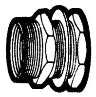 Holyoke Fittings 1609 3/4 x 1/2, GHT x FPT, Lead-Free, Brass, Evaporative Cooler Drain