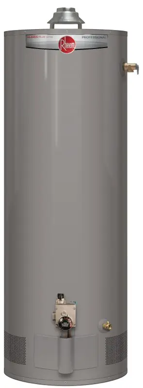 Rheem 630588 PRO+G50-40N-RH62 Water Heater 50 Gallon