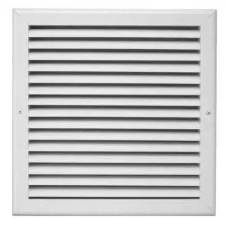 AirMate E280_06X06-W 6 x 6 Fixed Blade Return Air Grille