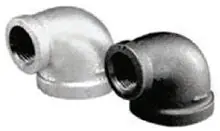 Matco-Norca MGLR0807 2 x 1-1/2, FPT x FPT, Class 150, Lead-Free, Galvanized Malleable Iron, Reducing, Elbow