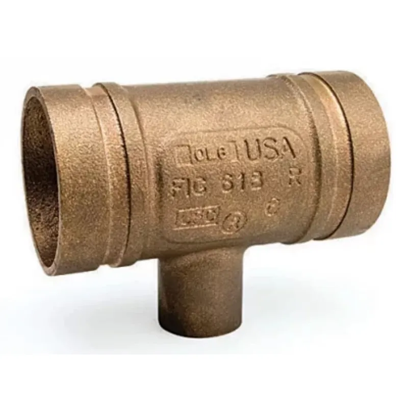Gruvlok GVLF-618-400.125 4 x 1-1/4 Tee (Reducing)