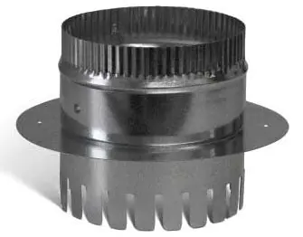 Lukjan DX7610L2 DX76 (52L) Ductboard Collar, Less Damper With 2 Tabs 10 Diameter