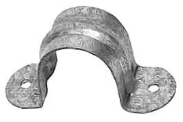 Pasco Specialty 1619-I 2 IPS Galvanized 2-Hole Pipe Strap