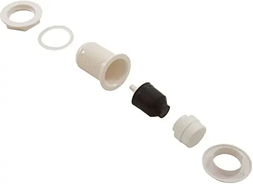 Waterway Plastics 650-3040-CW Flat Mount 90 Degree 1/8 Inch Barb Air Button