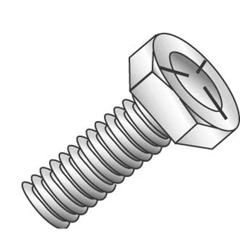 CULLY 55825J Bolts, Hex Head, Grade 5, 1/2-13 x 1-1/2IN, Zinc, 50/Jar