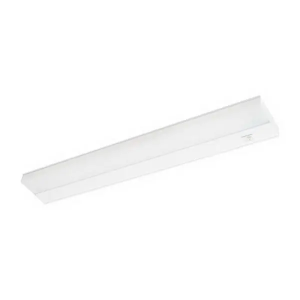 Elite Lighting EU-21-SW Fluorescent Undercabinet Fixture with Polycarbonate Lens and UV Radiation Protection, 21 in