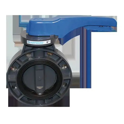 Hayward BYCN1080E1LGB 8 Butterfly Valve PVC Body PVC Disc w/EPDM Liner Lever Operator