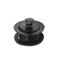 JB Industries 743SFBBX Single Hole Lift & Turn Drain Trim Kit, Matte Black