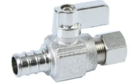 Eastern Foundry 121-08-LF PEX X 1/4 OD Straight Valve Lead Free