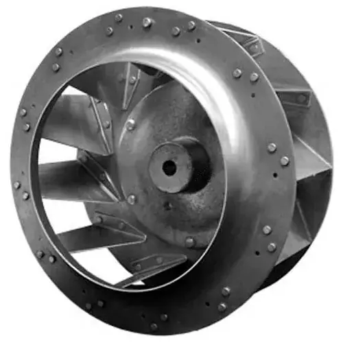 PEMS 915M Backward Incline Centrifugal Wheel Rated 3450 RPM Aluminum 9-3/16 Inch Dia. 4-1/16 Inch W