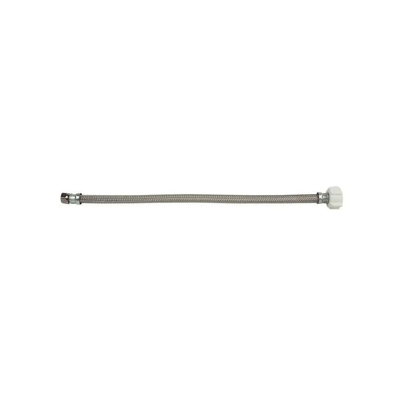 BrassCraft S1-20DLF Flexible Braided Water Toilet Connector 3/8 x 7/8 in Compression x Ballcock