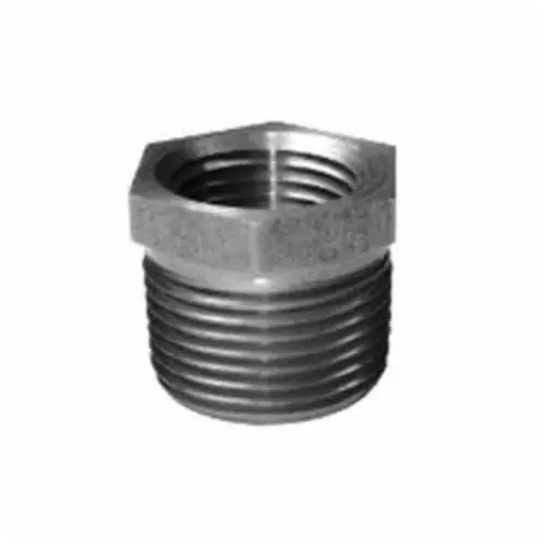 Billco AB.050X013 Hex Head Pipe Bushing, Carbon Steel, 1/8 x 1/2 in, MNPT x FNPT