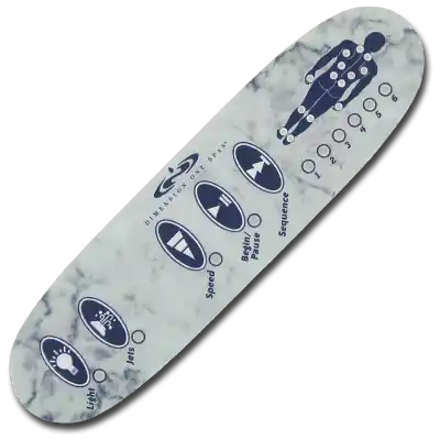 Dimension One 01560-359 Inlay Sequencer Marble Jets And Light