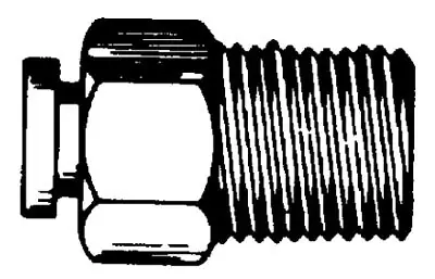 Holyoke Fittings 768-88 1/2 x 1/2 Push-To-Connect x MPT Straight Male Adapter