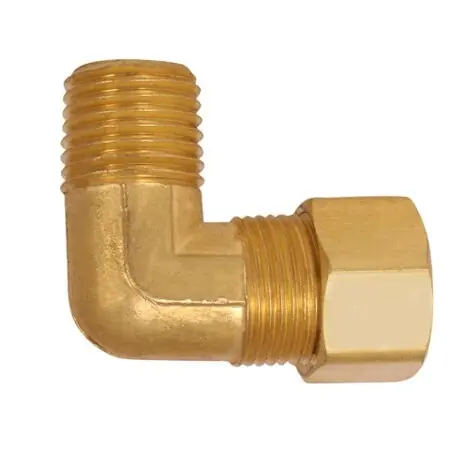 Everflow C69R-1418-NL Reducing 90 Degree Elbow Pipe Fitting Lead Free Brass