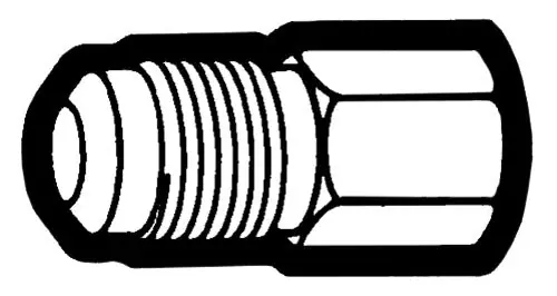 HOLYOKE FITTINGS 46GA-1012 AGA Flare x FPT Straight Female Adapter