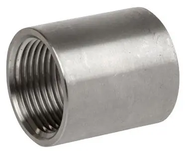 Smith-Cooper International S3116CP020 2 x 2 FPT x FPT Class 150 Cast 316 Stainless Steel Heavy Pattern Full Coupling