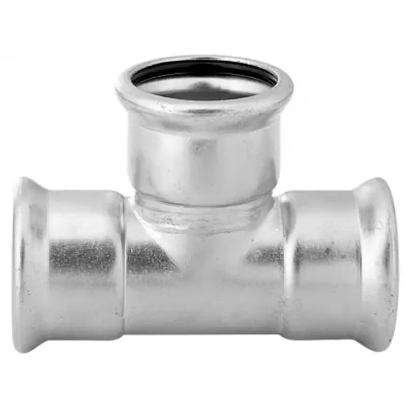 Tyler Pipe Company GVLF-442-150-E-316 1-1/2 Tee - 316 Stainless Steel - Press