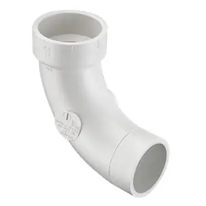 Spears P309-020 2 PVC DWV STREET L/S 1/4 BEND HUBXSPIGOT