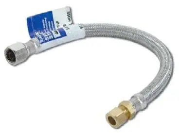 EZ-Flo 48035 Supply Connector Power 3/8 Inch Male Compression x 3/8 Inch Compression