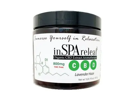 INSPARATION 1700 inSPAreleaf CBD Aromatherapy 16oz Crystals Lavender Haze