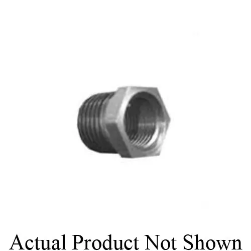 Billco AG.075X013 Hex Bushing, Steel, 3/4 x 1/8 in, NPTF, Galvanized
