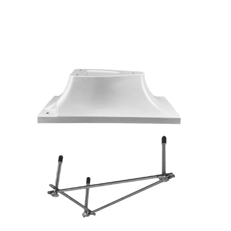 Global Pool Products GPP-DB-3B6-W 3 Bolt Base Replacement Stand for 6' Diving Board - White