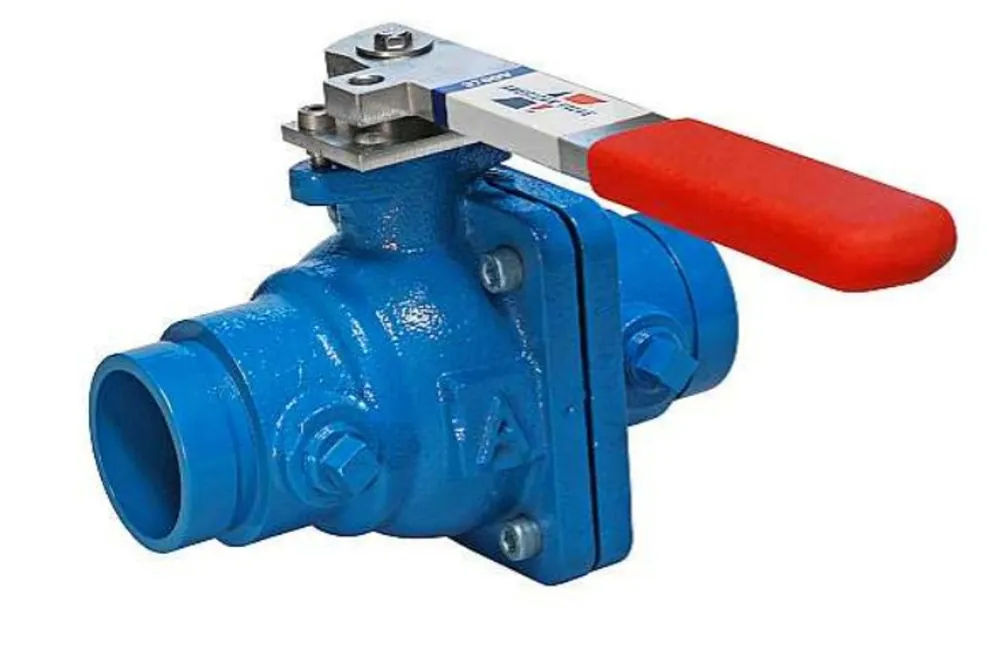 American Valve 3700V6 CI Grooved Ball Valve 6 in