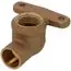 Elkhart 4707-5LF 4707-5 Series Cast Brass Drop Ear Elbow, 90 Degrees, Lead-Free