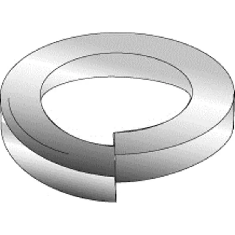 Cully 40510J #8 Lock Washer, Medium Split, Zinc, 100/Jar