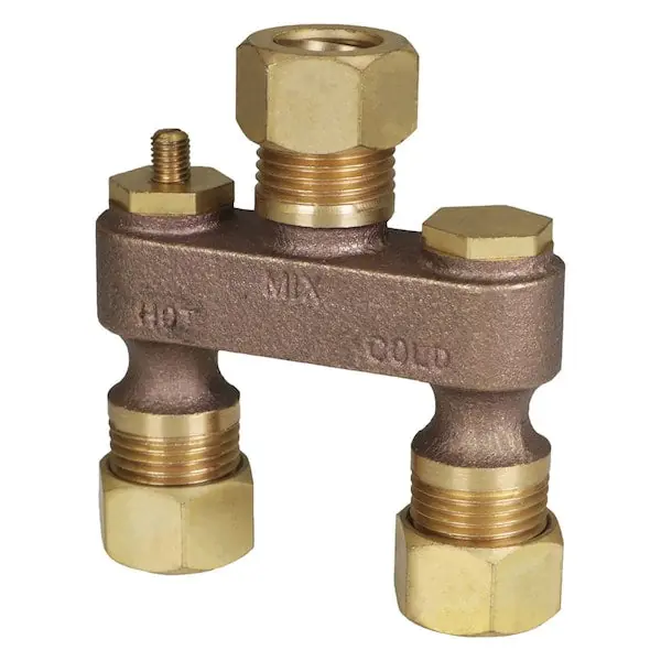 Everflow R1291 SWT Anti-Sweat Toilet Tank Valve with Nuts 1/2 Inch
