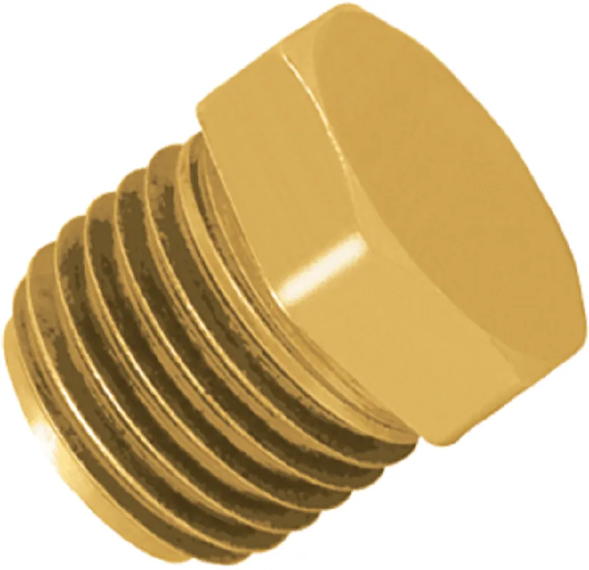 JB Industries 121-E Brass Plug, 3/4 Hex Head (P3)