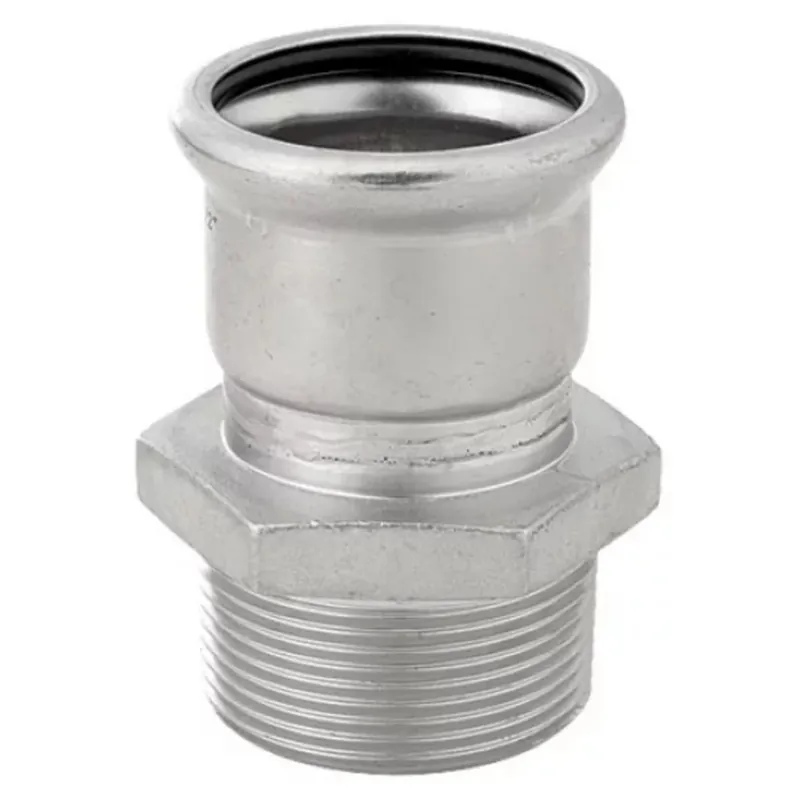 Tyler Pipe Company GVLF-476-200-E-316 2 Male Adapter - 316 Stainless Steel - Press