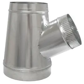 Cody Company 800776 Leg Crimp Wye 7 x 7 x 6 in Crimp x Hemmed