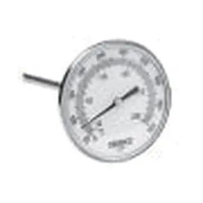 Trerice B831X0206 3 50-300 Bi-Metal Back Conn Thermometer 2-1/2 Stem