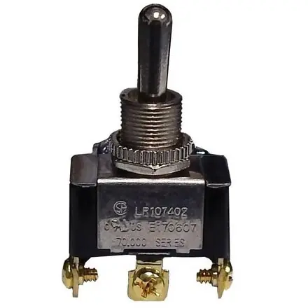 Morris Products 70080 On-Off-On Heavy Duty Non-Metallic Toggle Switch 125/277 VAC 20/10 A 0.75 hp