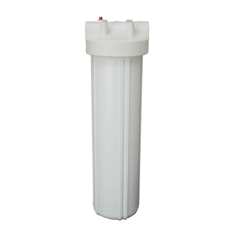 FRANKLIN WATER TREATMENT HOT34 Hot Water Cartridge Filter Housing With 3/4 Inlet/Outlet Wrench & Pressure Relief Red Sump