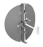 AirMate 800DO_12-BR 12, Brown Enameled 0.025 Steel, Round, Snap-In, Butterfly Damper