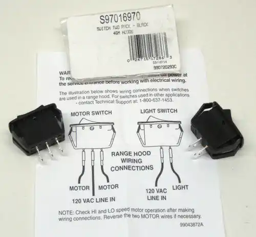 BROAN-NUTONE S97016970 SELECTOR SWITCH