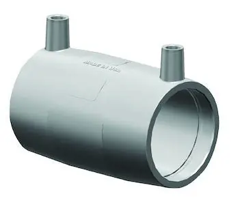 GF Central Plastics 360-000-941 6 x 6, IPS x IPS, Polyethylene, 4.7 Pin with Resistor, Straight, Electrofusion, Coupling