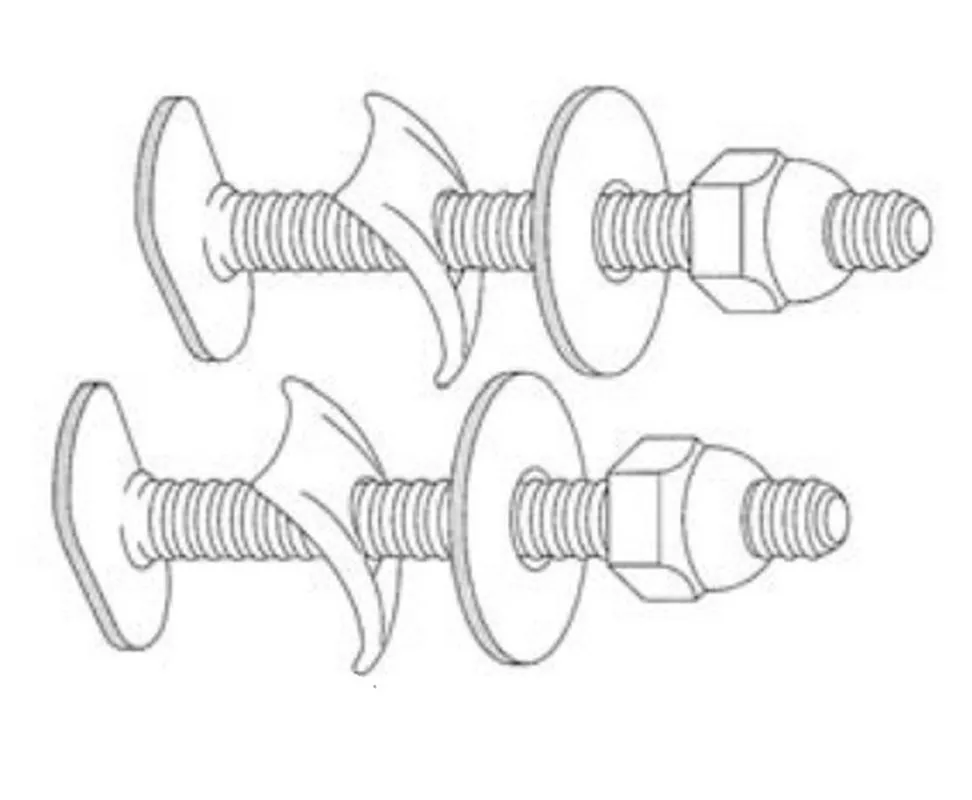 Pasco 107 Brass Closet Bolt