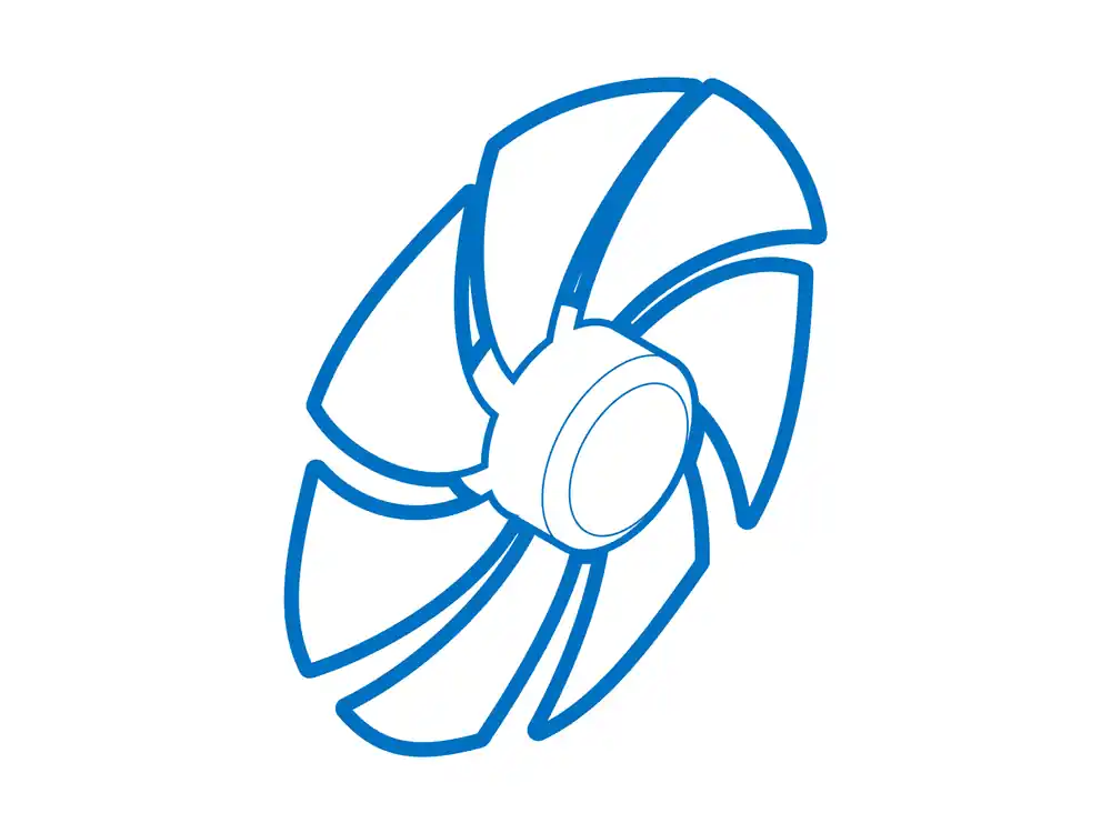 MIDEA 12100105A00127 AXIAL FLOW FAN