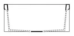 Florestone MR-373-24 Stainless Steel Mop Sink Receptor Rim Guard 24 Inch