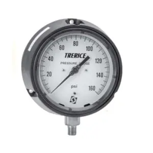 Trerice 450SS4504LA200 450 Dry Pressure Gauge 0 to 200 psi Pressure 1/2 in MNPT Connection