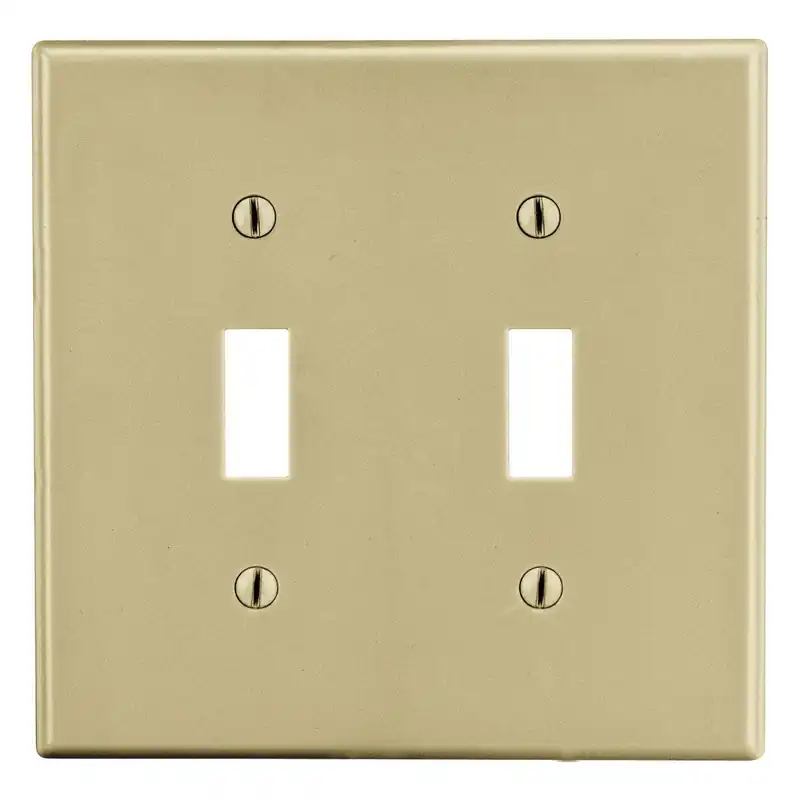 Bryant Electric P2I Wall Plate Non-Metallic Standard 2 Gangs 4.69 in W x 4.63 in H