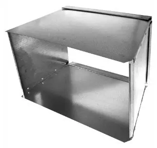 Southwark 17148128 Trunk Reducer, 14 x 8-12 x 8 in