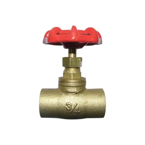 RED-WHITE VALVE CORP RW-213AB 1/2 Low Lead Brass Stop Valve CXC